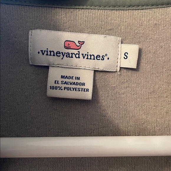 Vineyard Vines Women’s Small Light Green Fleece Vest - Picture 4 of 8